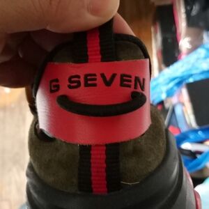 Seven7 Sneakers - Red and Black
